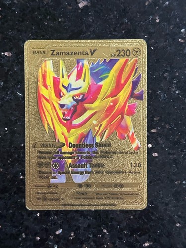 Carta pokémon lamina oro - carta,