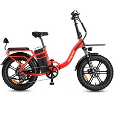 Bicicletta elettrica Tesway S5 20 pollici eBike pieghevole Pedelec 48V/20AH Shimano 7 velocità
