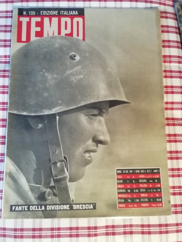 Tempo 1942 giornale 2gm - tempo,