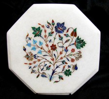 12 " Marmo Angolo Tavolino Top