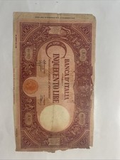 REGNO D’ITALIA BANCONOTA