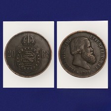 Moneta 20 reis 1869 BRASILE