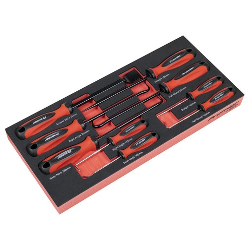 Sealey set ganci raschietti - set,
