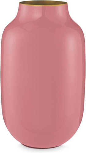 Vaso arredo ovale metallo - vaso,