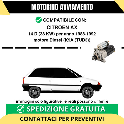Motorino avviamento citroen - motorino,