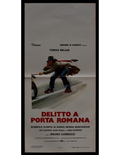 Locandina delitto porta - locandina, a