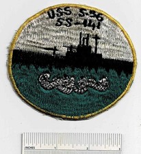 toppa spalla prima guerra mondiale sottomarino USS S-36 SS-141 WWII sottomarino US Navy USN