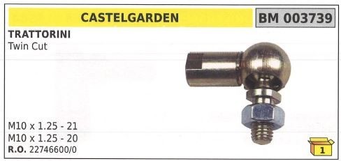 Snodo castelgarden trattorino - snodo,