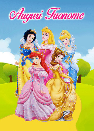 Cialda principesse compleanno - cialda,