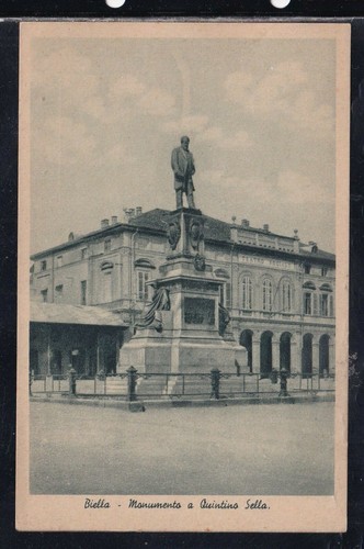 Cartolina biella monumento - cartolina, a