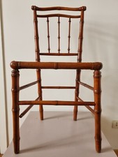 ART NOUVEAU 4 sedie antiquariato  fine 800 SIMIL BAMBU (solo ritiro) Milan