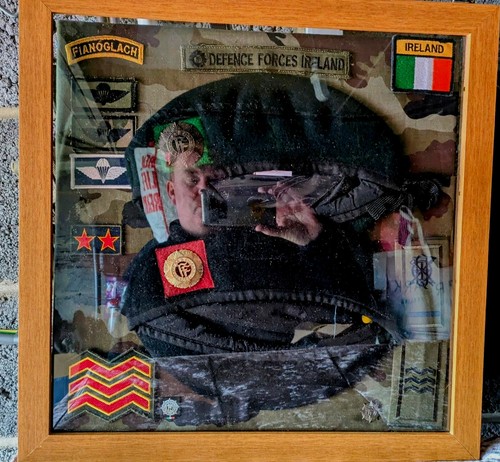 Irish defence forces framed - irish,