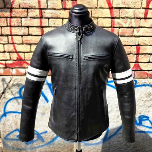 Giubbotto pelle moto guendj