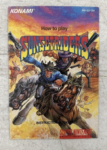 Sunset riders super - riders, nintendo