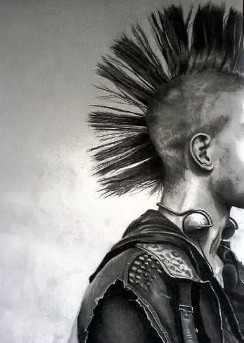 Punk vintage derozer - punk,