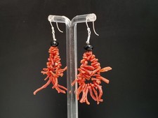 Orecchini donna vero corallo