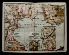 Antica Stampa Topografica.LAGO