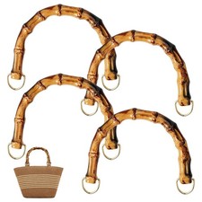 4 Pezzi Manici Bamboo per