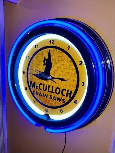 Insegna orologio led - insegna, retrò