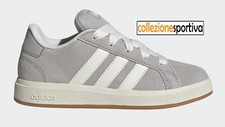 SCARPE BAMBINO/BAMBINA ADIDAS GRAND COURT 00s K - JH6179 col. grigio/bianco