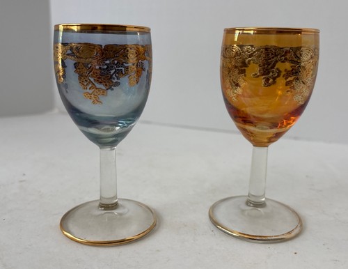 Bicchieri cordiali soffiati - , a