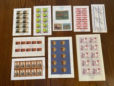 VATICANO  N° 17 Pezzi nuovi e annullati dal 1969 al 2004: 15 Foglietti + 2 Fogli