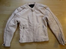 Mai indossato! Giacca da motociclista in pelle di Suomy da donna, taglia M/38