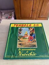 Rarissimo gioco da tavola Tombola 48 Pinocchio Dal Negro da collezione