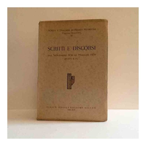 Scritti discorsi dal - scritti, al