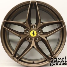 4 CERCHI FERRARI 488 PISTA SPIDER APERTA 20 " ORIGINALI CHOCOLATE 791701 791704
