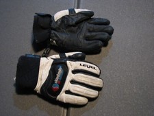 Vintage Level Italy  guanti sci winter ski  gloves padded  '80s  genuine leather