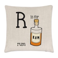 Cuscino Copricuscino Lettera R