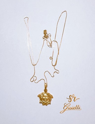 Collana catenina 45cm oro - catenina,