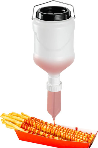 Bottiglia squeeze per salse - bottiglia,