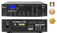 POWER DYNAMICS AMPLIFICATORE PPA60 100V 60W MAX BLUETOOTH USB 2 ZONE SEPARATE !