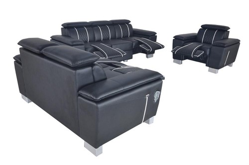 Set divano pelle - divano,