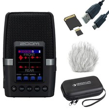 Zoom H2essential Registratore Audio Mobile con Kit Accessori Keepdrum