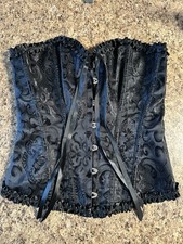 Corsetto donna nero felino