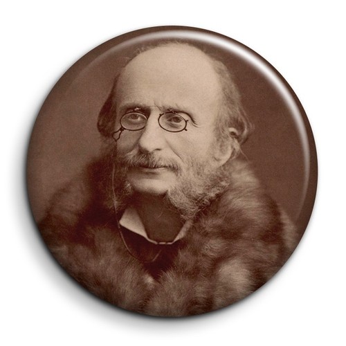 Jacques offenbach badge - jacques, 38mm