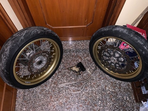 Cerchi oro supermotard - oro,