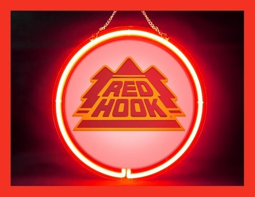 Insegna luminosa neon - m, red