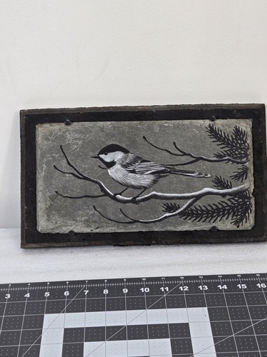 Quadro uccellino chickadee - , su