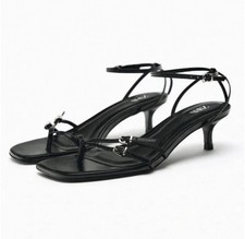Zara buckled strappy leather