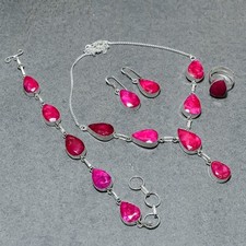 Set collana bigiotteria fatta