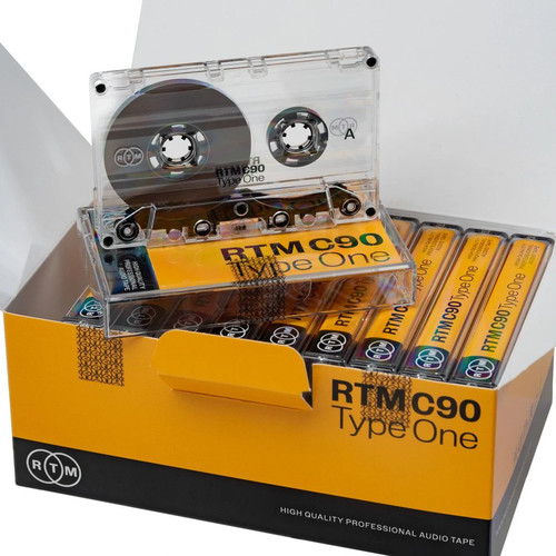 Rtm blank audio cassettes c90 - audio,