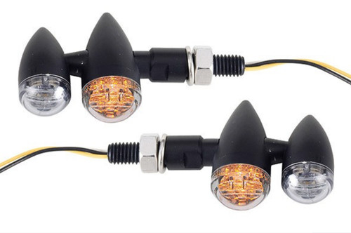 Frecce led corte - nere, per