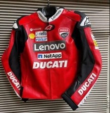 Ducati Moto Gp Giacca Moto Pelle Motociclista Pelle di Vacchetta Moto Giacca/Armatura