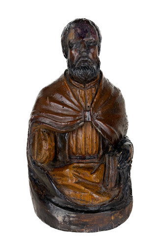 Busto santo legno - di,