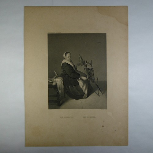 P070 antica stampa donna - antica,