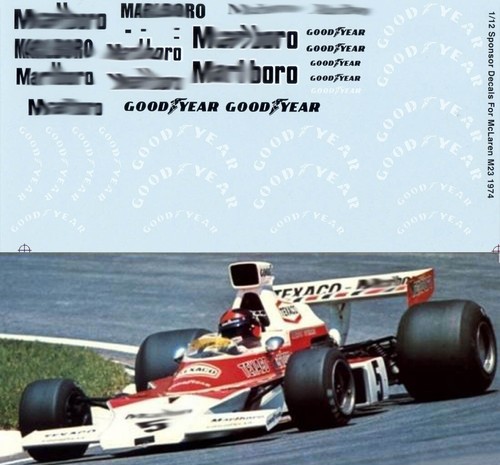 Decals per mclaren 74 - decals,